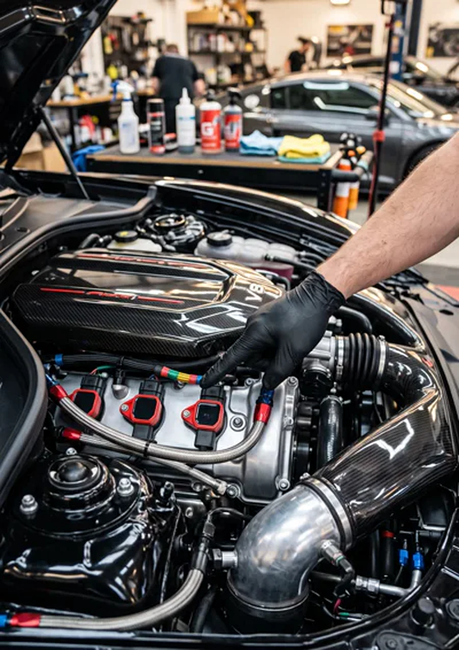 Car engine bay styling in Malaysia