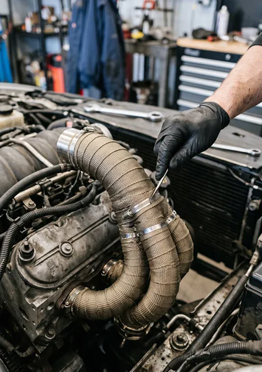 Car exhaust header wrap in Malaysia