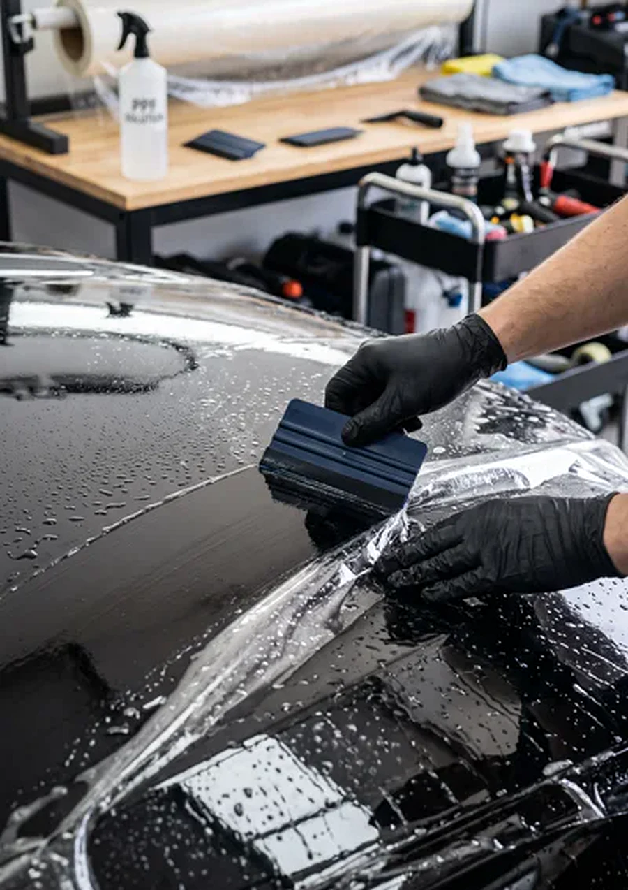 Car PPF installation in Malaysia