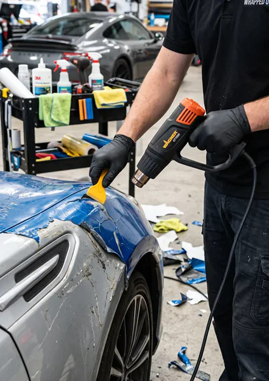 Car sticker removal finish in Malaysia
