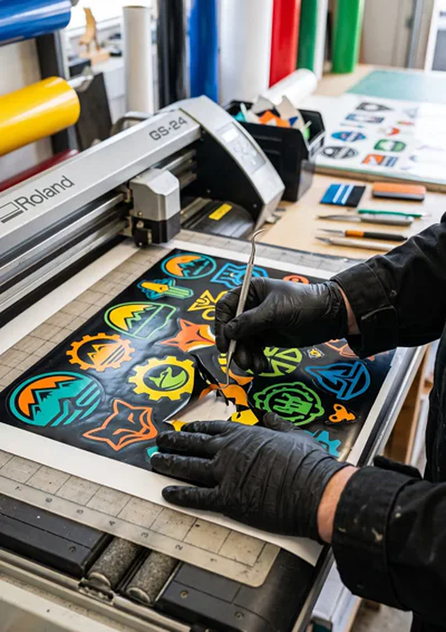 Cut vinyl decals in Klang