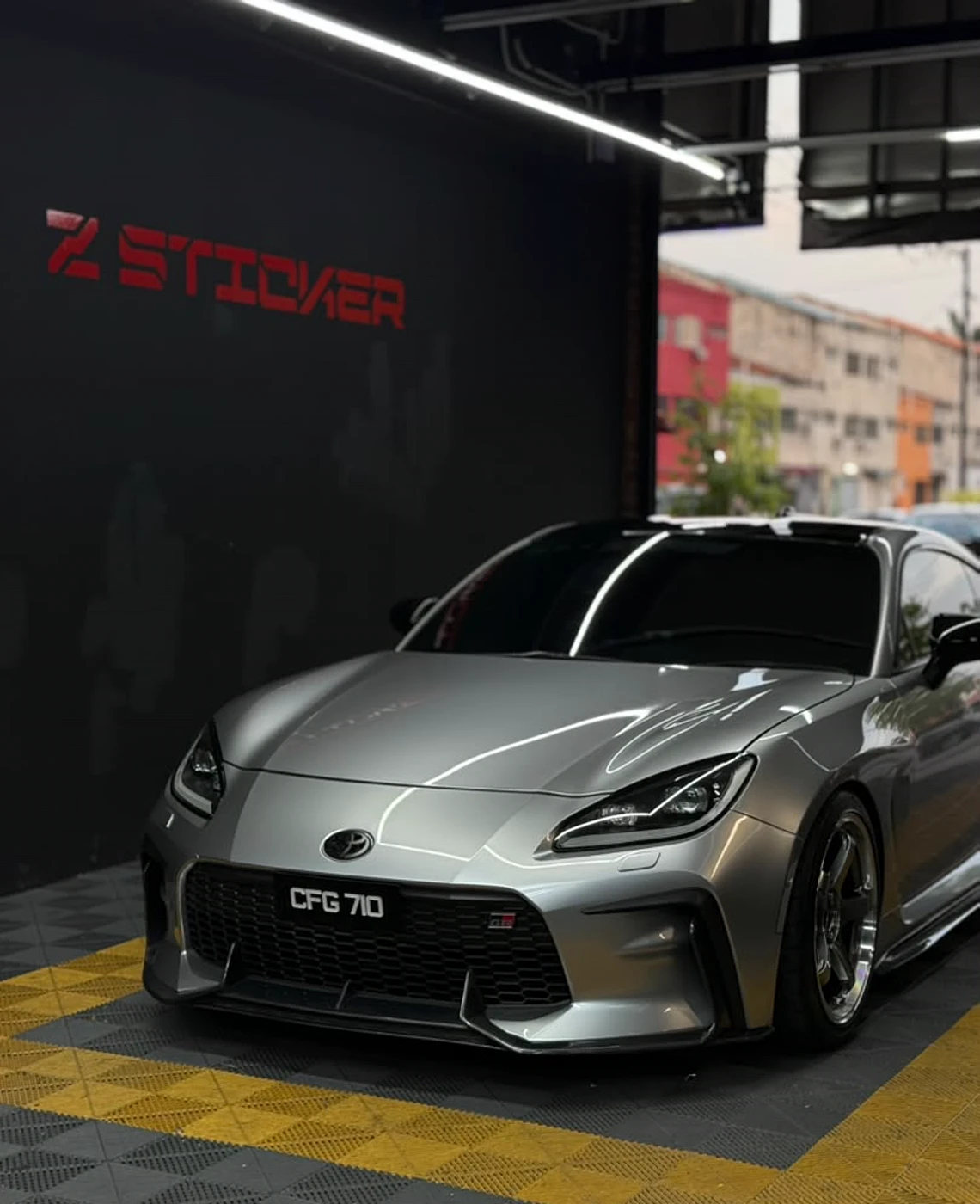 Toyota GR86 wrap by Z-Sticker