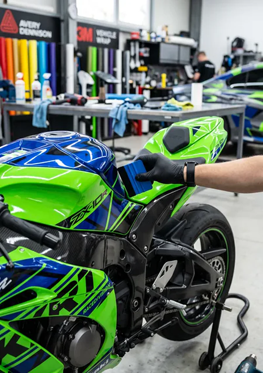 Superbike custom wrap in Malaysia
