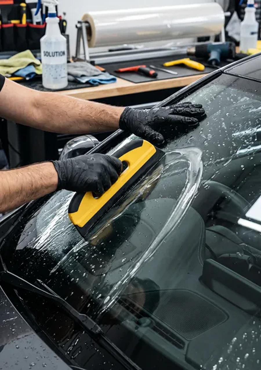 Windscreen film finish in Malaysia